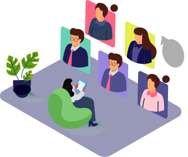 Group Therapy Illustration